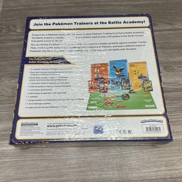 Pokemon TCG Battle Academy Board Game 2022 Starter - 3 Decks 180 Cards - Sealed - Picture 6 of 8
